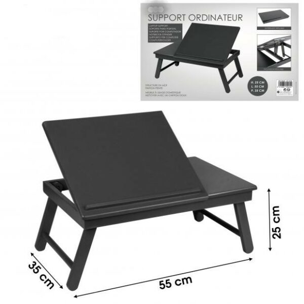 Support pour Ordinateur Portable Multifonctions Lecture Plateau de Lit