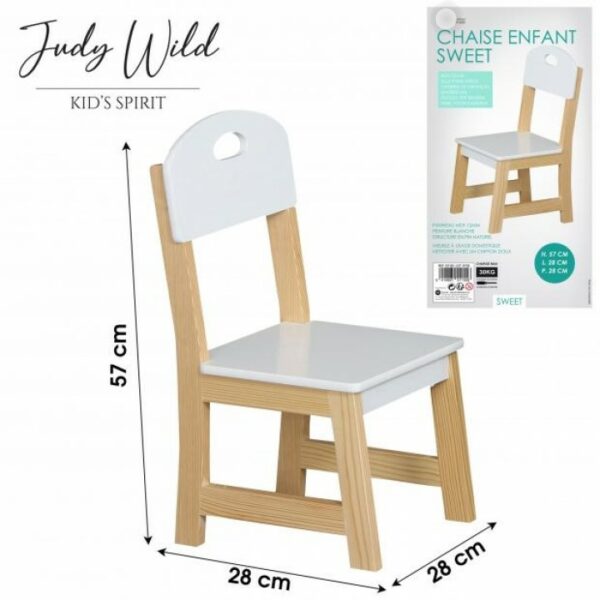 Chaise enfant mixte solide