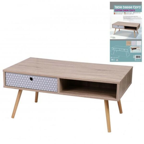 Table Basse Style Scandinave Fjord Meuble de Salon