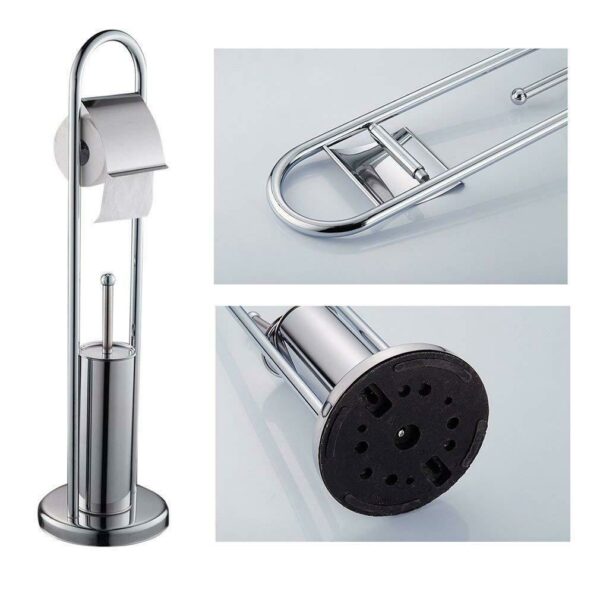 Set combiné wc sur pied inox