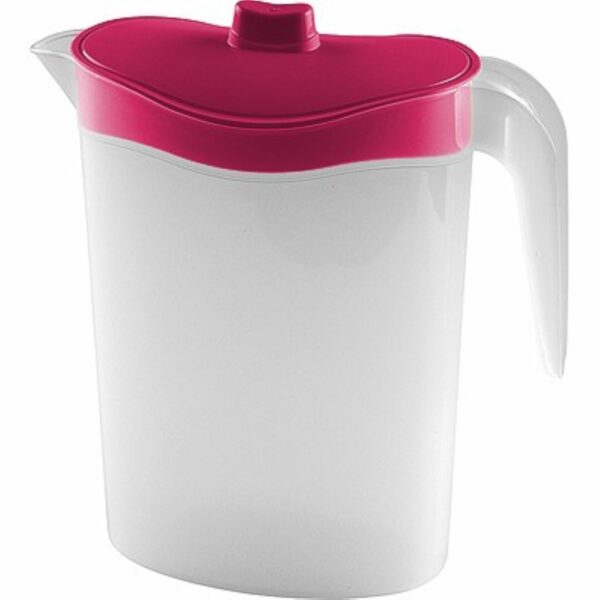 Carafe à eau à Boisson Jus 2.5 Litres avec Couvercle Anti chute Glaçon Grande capacité en Plastique Polypropylène