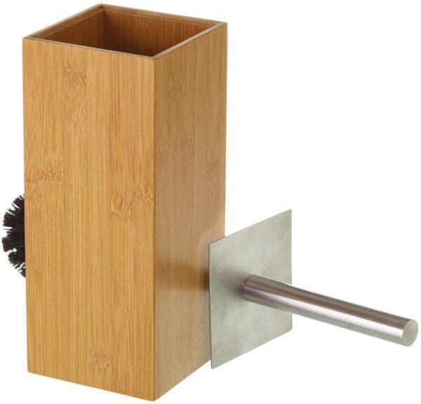 Brosse WC toilette inox bambou