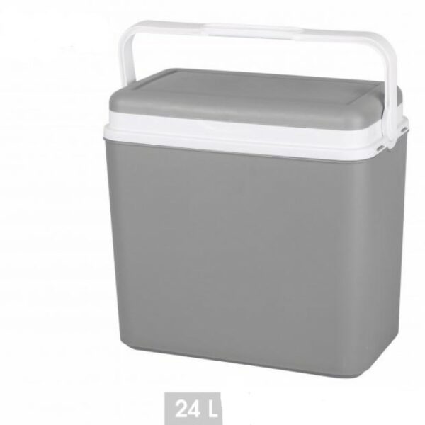 Glacière isotherme rigide 24 litres avec anses de transport repliable