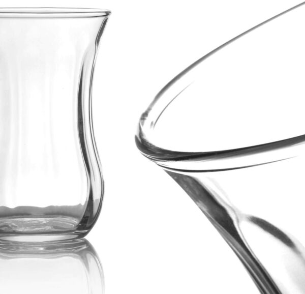 Verre à thé transparent lot de 18 pièces