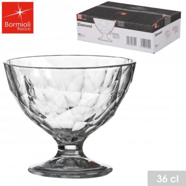 BORMIOLI - DIAMOND - COUPE A GLACE 36CL HAPYGOOD
