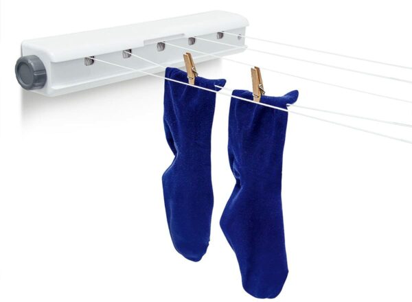 Corde à linge Intérieur Extérieur 18.30 Mètres étirable à petit prix