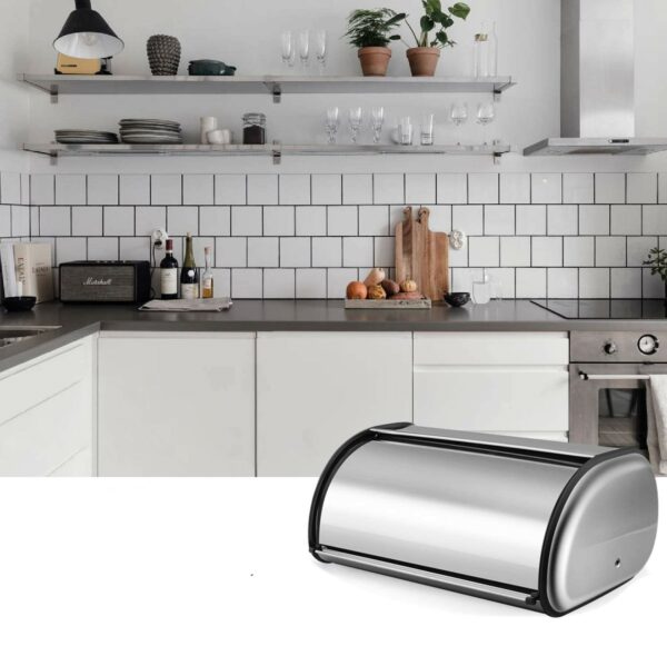 Boîte à Pain Inox Couvercle Coulissant Petit Modèle hapygood pas cher