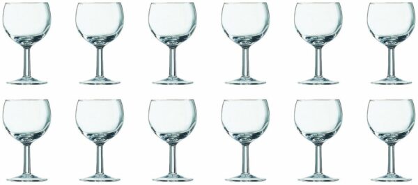 Verre à Vin Ballon à Pied 25 cl (lot de 12 ) Coupe Bistrot Restauration Transparent Hapygood pas cher
