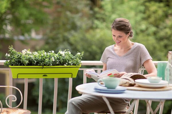 Balconnière Jardinière Vert Extérieur Balcon
