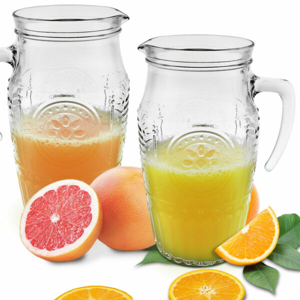 Carafe BORMIOLI 24 cm Pichet en Verre 1,8 Litres hapygood pas cher