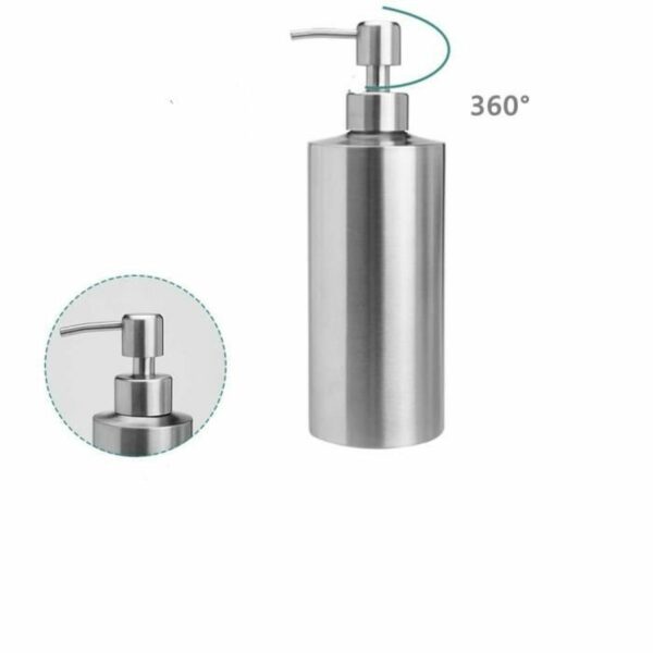 distributeur inox de savon liquide crème pour les mains hapygood pas cher