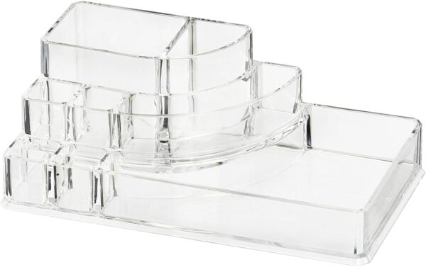 Bac de Rangement pour Maquillage Cosmétiques en Acrylique HAPYGOOD