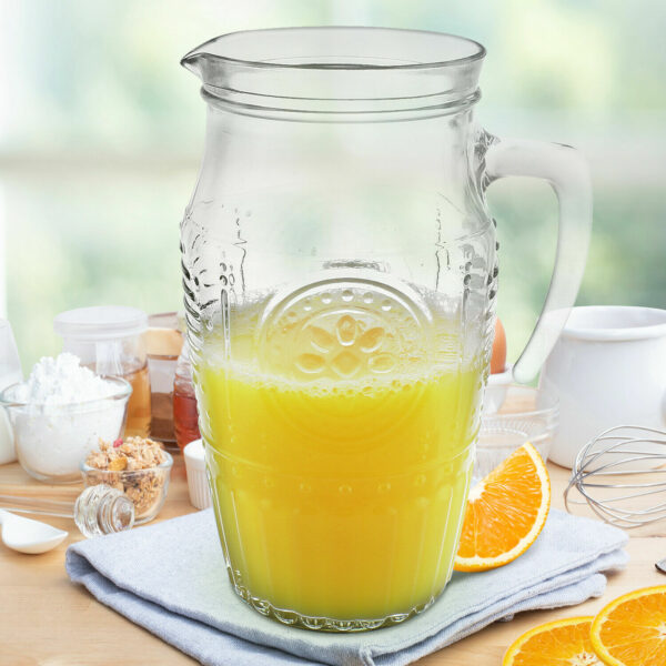 Carafe BORMIOLI Hauteur 24 cm x Dia.11.5 cm Pichet 1,8 Litres en Verre Transparent vente en ligne à petit