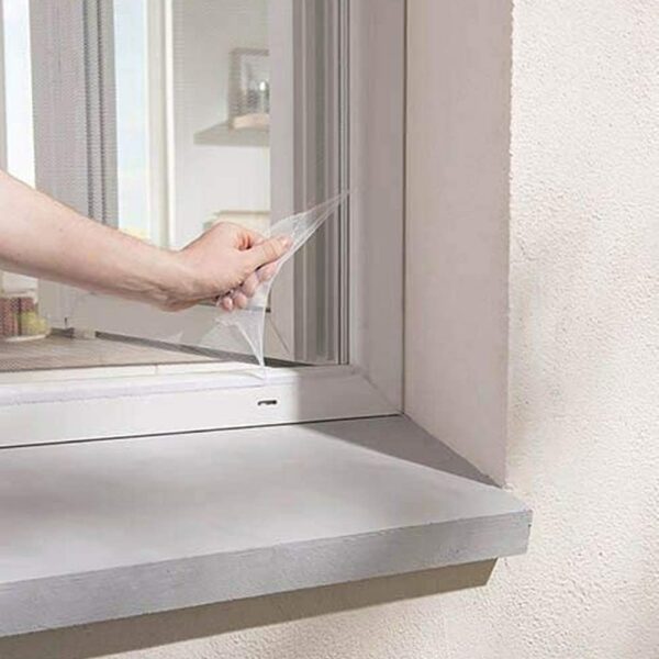 Moustiquaire Ajustable Bricolage Taille Maximale de la Fenêtre 150 x 250 cm hapygood à petit prix