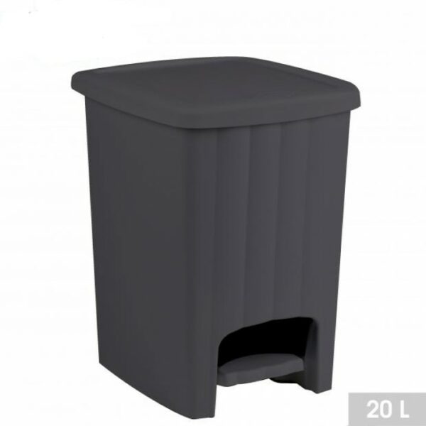 Poubelle Multi-usage , Cuisine , Salle de Bain , Bureau 20 litres à Pédale Avec Seau à Amovible hapygood commerce en ligne à petit prix