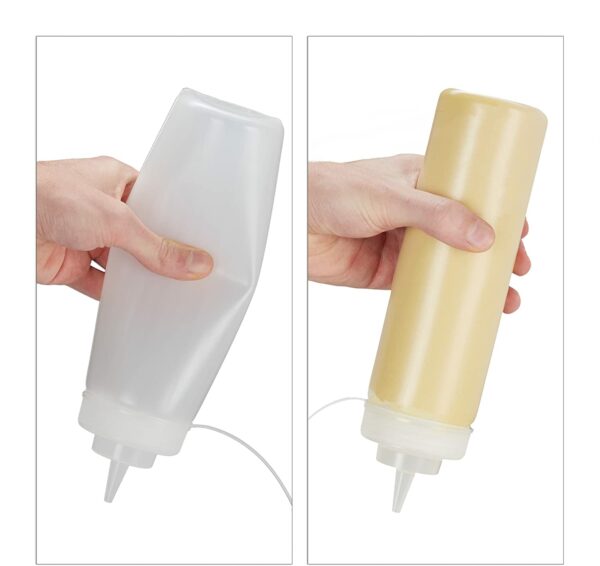 Le paquet contient: Le paquet contient 2 bouteilles compressibles, chacune d’une capacité de 700 ml, de 21 cm de hauteur et de 7 cm de diamètre, de couleurs transparentes. Nos bouteilles de sauce sont faciles à laver et doivent être réutilisées presser doucement: bouteilles à sauce en plastique flexible pour dosage précis Bouteille transparente pour un aperçu rapide du contenu Polyvalent: les flacons doseurs sont parfaits pour pique-niques, sorties, barbecues et la restauration Volume environ 700 ml hapygood pas cher vente en ligne commerce à petit prix