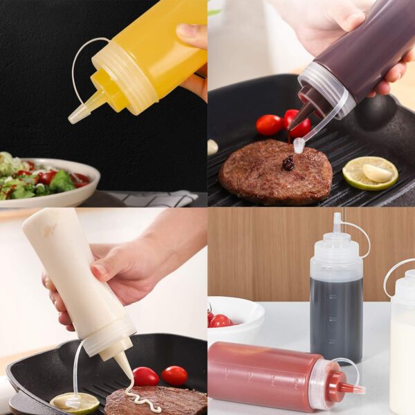 Bouteille à Sauce Plastique Transparent 400 ml achat vente en ligne à petit prix hapygood