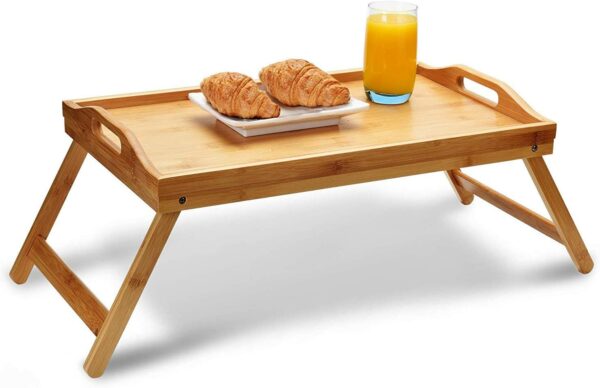 Plateau de service en bambou repliable bambou hapygood à petit prix