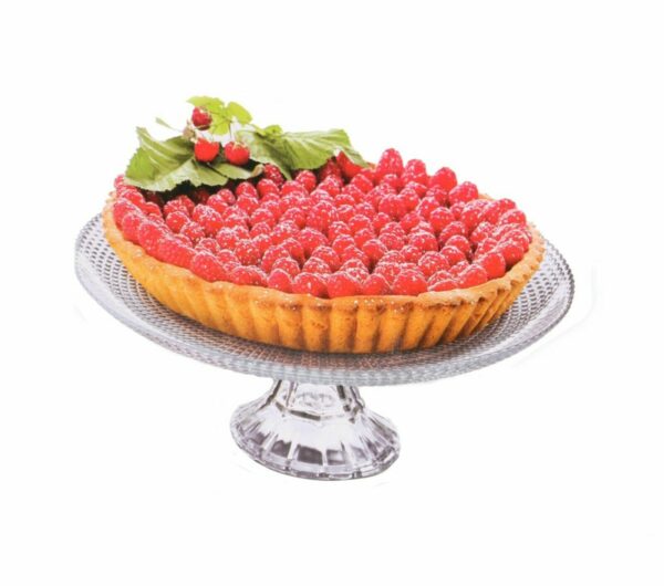 Plat à Tarte Sur Pied JOSEPH Présentoir Pâtisserie Support Gâteaux en Verre