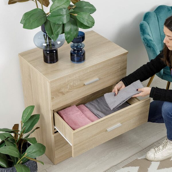 Meuble de chambre de rangement 3 tiroirs
