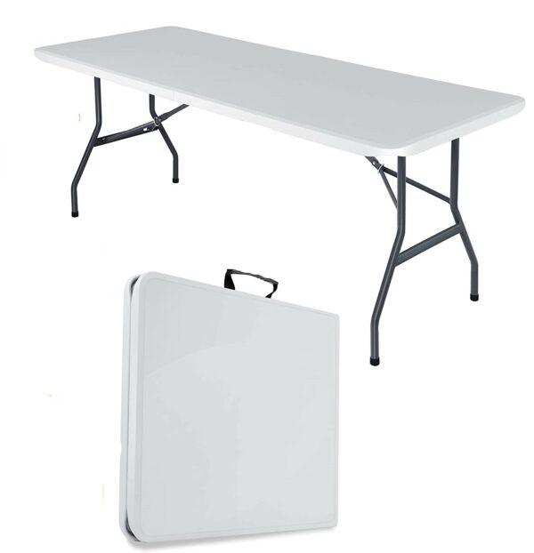 Table de Jardin Pliable en PE-HD Table Buffet Fêtes Camping Table - 180 x 70 x 74 cm