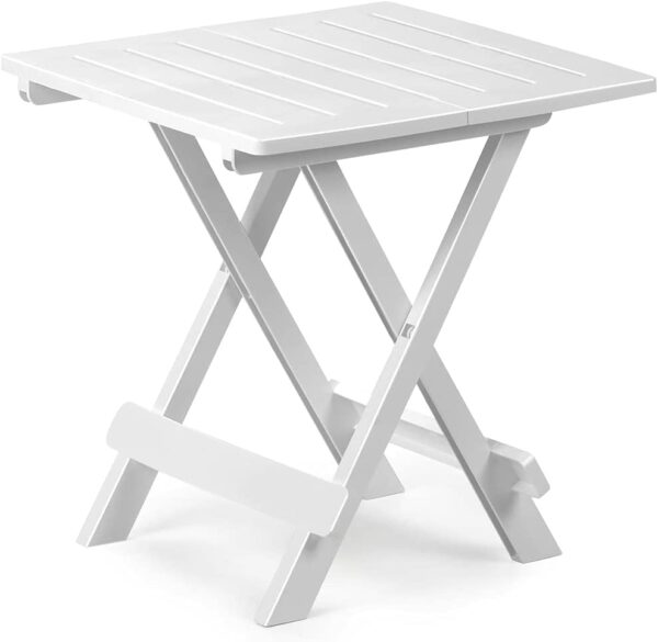 Table Adige Camping PVC (45 x H52 cm) Blanc