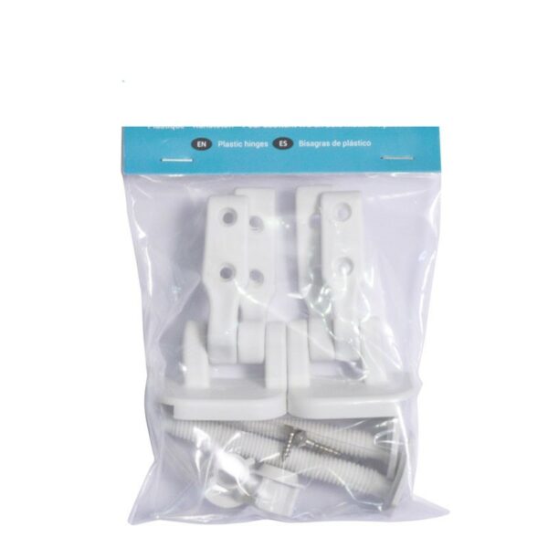 Jeu de charnières Complet Fixation en Plastique