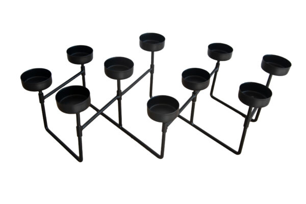 Bougeoir Rétractable Accordéon Chandelier 9 Bougies