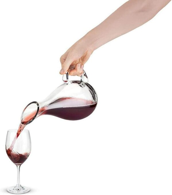 Carafe à Décanter Aérateur Pour Vin Avec Poignée inclinable