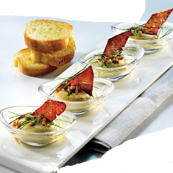 Coupelle Verrine Amuse Bouche en Verre Transparent 5 cl