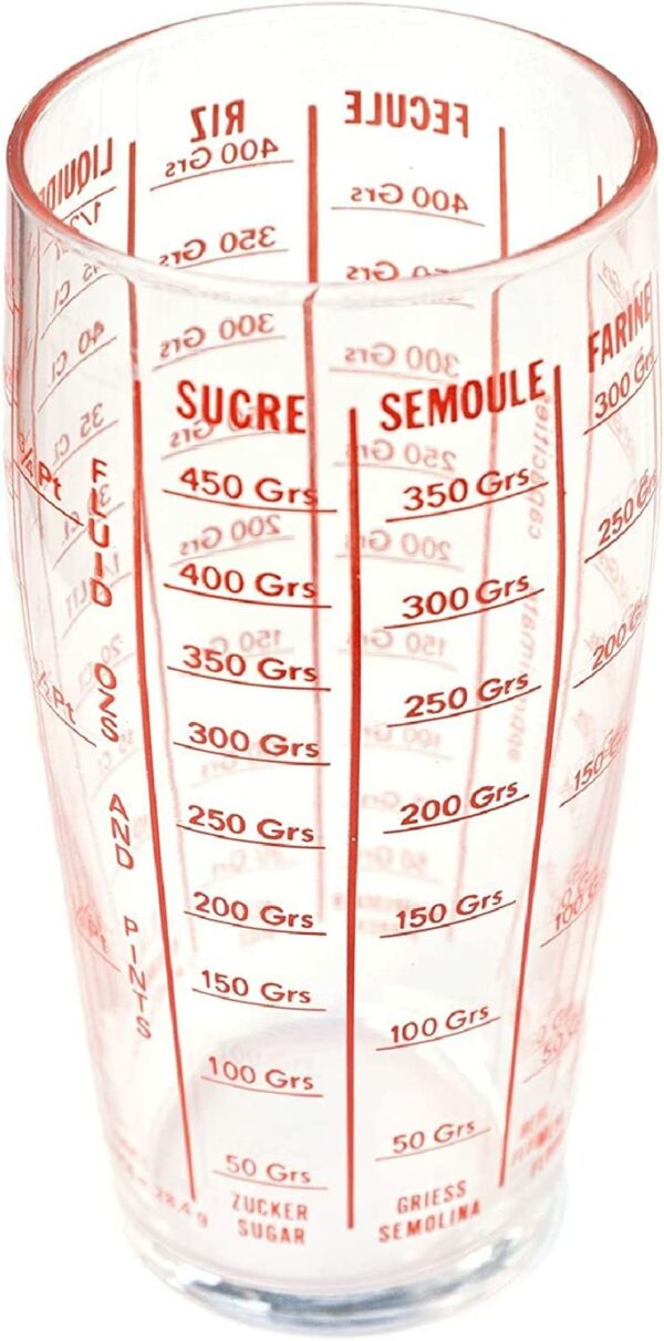 Verre Doseur Pichet 50 cl Gradué en Verre Epais