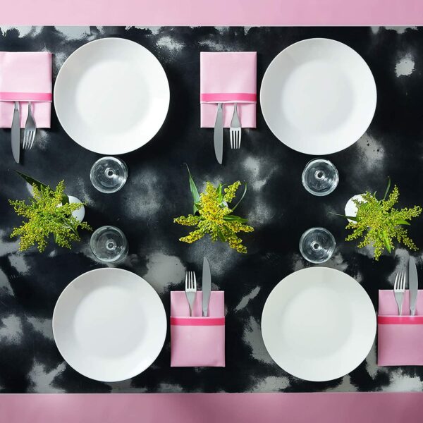 4 Assiette Plate Zelie 25 cm Blanc Opale en Verre