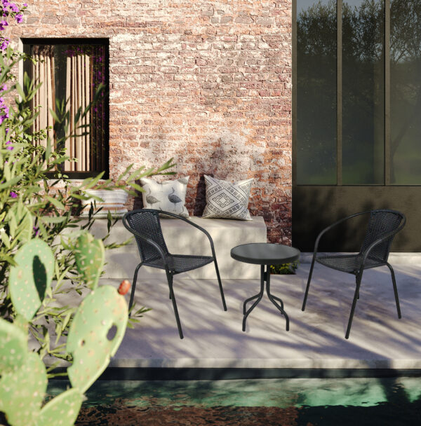 salon de jardin en résine 2 personnes pour balcon