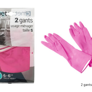 Gant de Protection à Usage Ménager Vaisselle Ménage en Latex