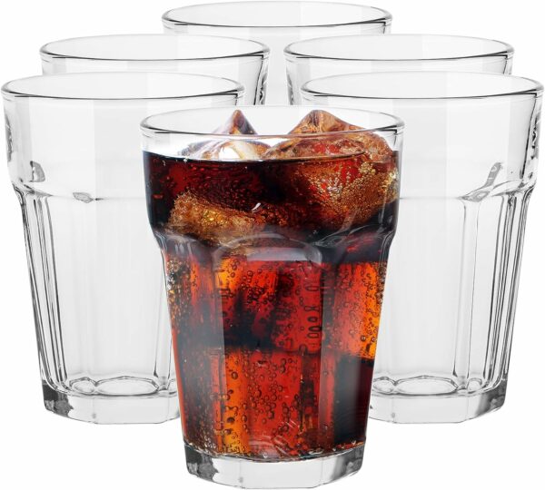 Verre à Jus Transparent Samba Gobelet à Eau en Plastique 250 ml