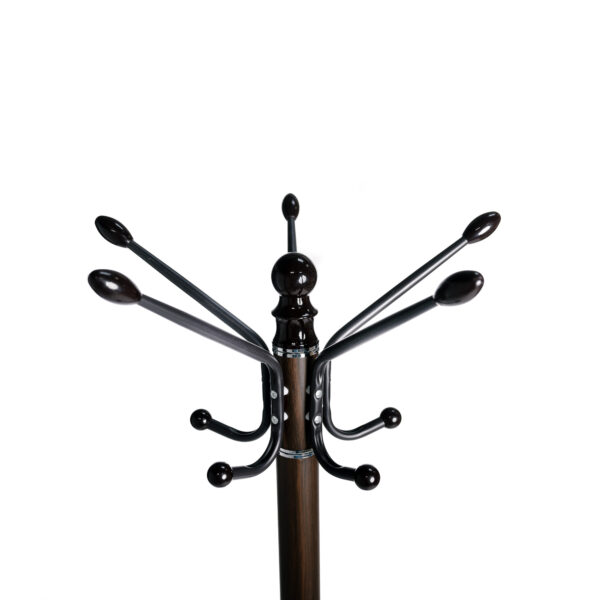 Porte Manteau Penderie Portant Métal Marron Avec Pied En Marbre H.173 cm